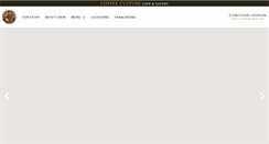 Desktop Screenshot of coffeeculturecafe.com